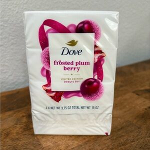 Dove Frosted Plum Berry Soap Bar 4 Pack